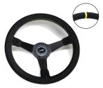 Luisi Mirage Carbon Sportlenkrad Wildleder schwarz geschüsselt & TÜV Prüfbericht